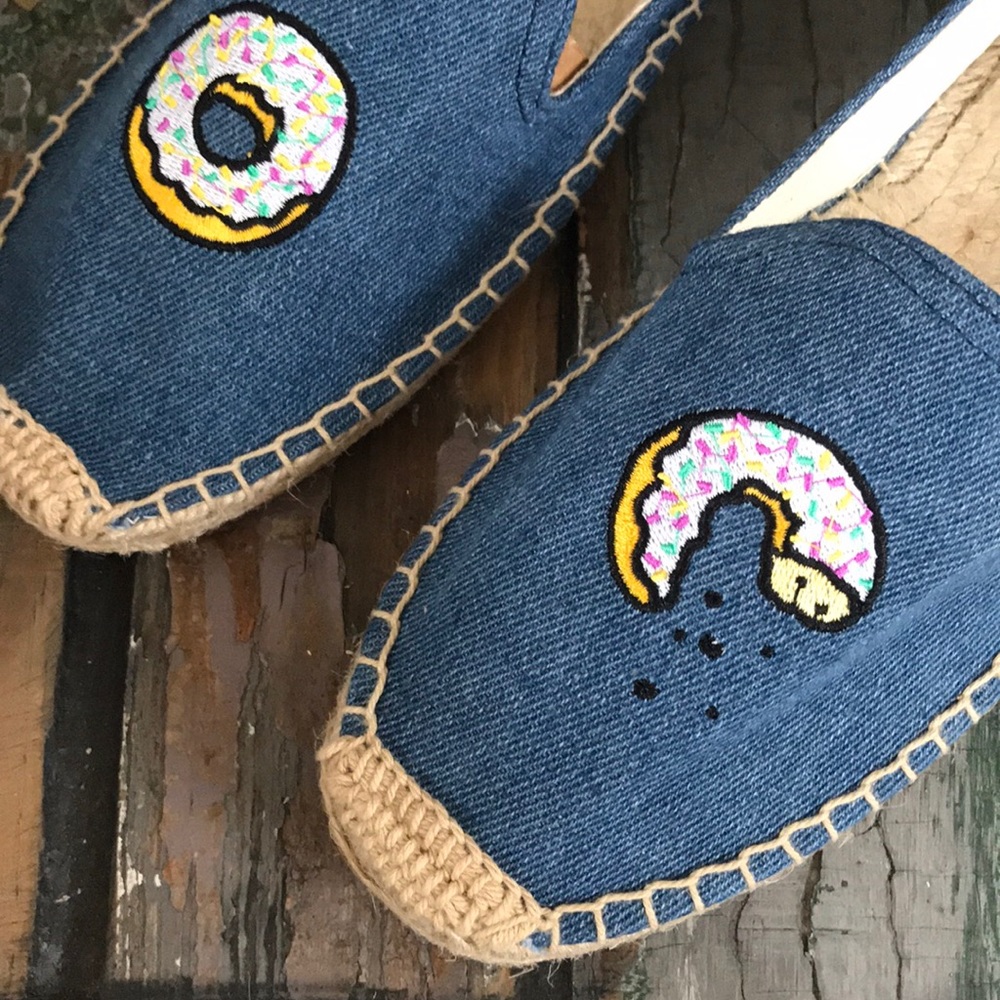 NWT Jason Polan x Soludos Donut Espadrilles - Picture 6 of 7